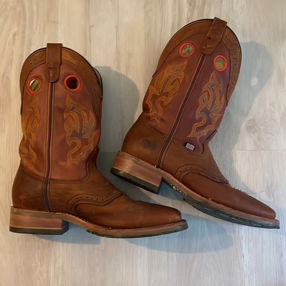 Double-H Mickey Soft Toe Western Work Boots, Men’s Size 11 - Picture 6 of 11